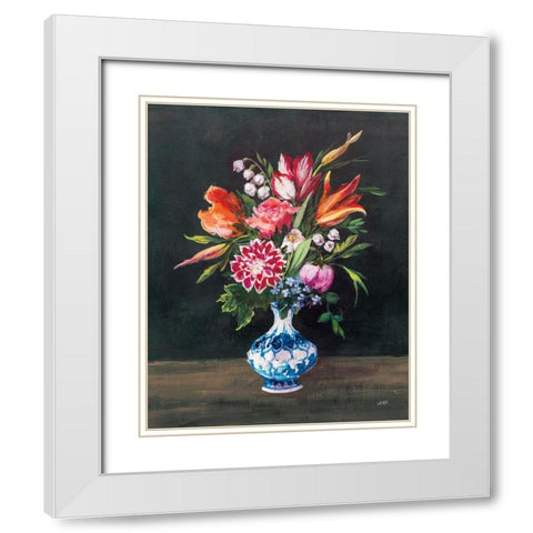 Masterful I White Modern Wood Framed Art Print with Double Matting by Purinton, Julia