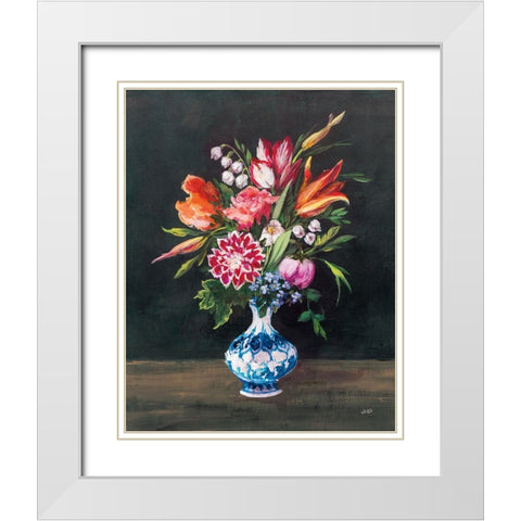 Masterful I White Modern Wood Framed Art Print with Double Matting by Purinton, Julia