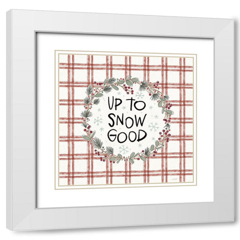 Holiday Fun IV White Modern Wood Framed Art Print with Double Matting by Tavoletti, Anne