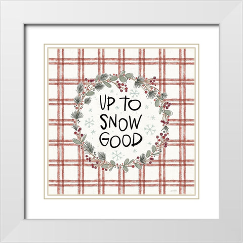 Holiday Fun IV White Modern Wood Framed Art Print with Double Matting by Tavoletti, Anne