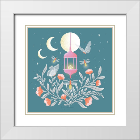 Winged Wonders VII White Modern Wood Framed Art Print with Double Matting by Graham, Gia