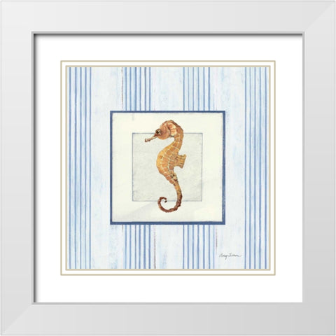Sanibel Shell IV White Modern Wood Framed Art Print with Double Matting by Tillmon, Avery