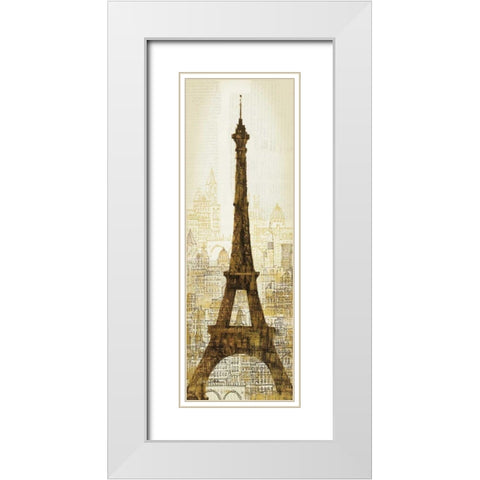 5th Avenue Anatole White Modern Wood Framed Art Print with Double Matting by Tillmon, Avery