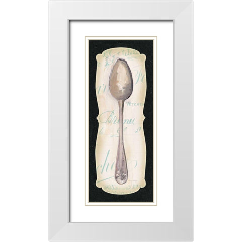 French Spoon White Modern Wood Framed Art Print with Double Matting by Tillmon, Avery