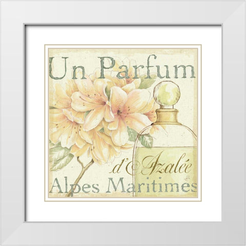 Fleurs and Parfum III White Modern Wood Framed Art Print with Double Matting by Brissonnet, Daphne
