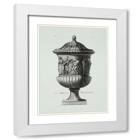Elements of Style I White Modern Wood Framed Art Print with Double Matting by Chilton, Sarah E