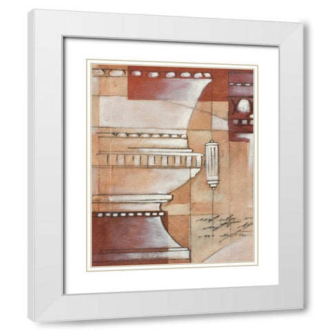 Palatine Drawings I White Modern Wood Framed Art Print with Double Matting by Chilton, Sarah E