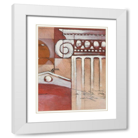 Palatine Drawings II White Modern Wood Framed Art Print with Double Matting by Chilton, Sarah E