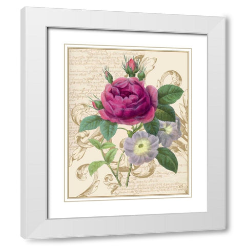 Bloomsbury II White Modern Wood Framed Art Print with Double Matting by Nicole, Lily