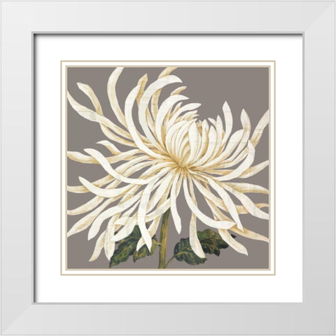 Glorious Whites I White Modern Wood Framed Art Print with Double Matting by Shelby, Judy