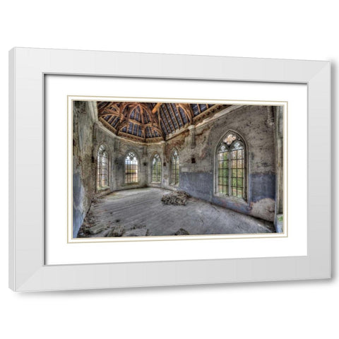 Chateau Hogemeyer White Modern Wood Framed Art Print with Double Matting by Sneeuw, Ivo