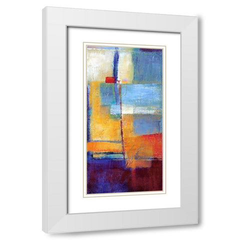 Deep View III White Modern Wood Framed Art Print with Double Matting by Danckaert, Bea