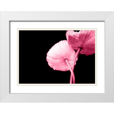 Umschlungen White Modern Wood Framed Art Print with Double Matting by Riedt, Kirsten