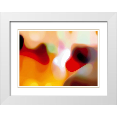 Evolution 10 White Modern Wood Framed Art Print with Double Matting by Klipp, Ortwin
