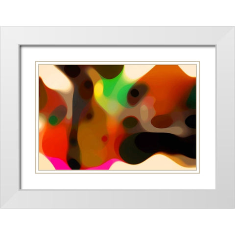 Evolution 38 White Modern Wood Framed Art Print with Double Matting by Klipp, Ortwin