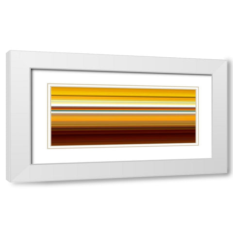 Lichtlinien 468 White Modern Wood Framed Art Print with Double Matting by Klipp, Ortwin