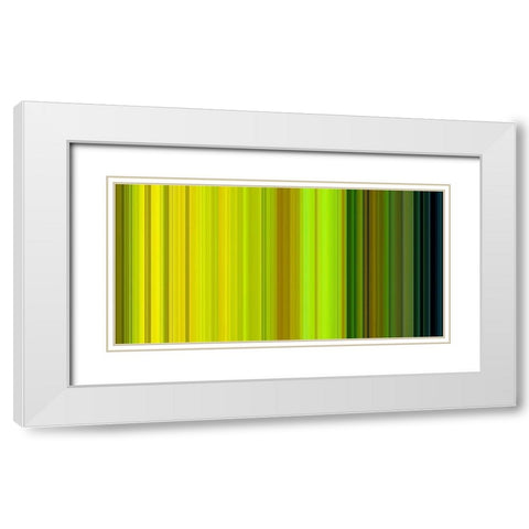 Lichtlinien 891 White Modern Wood Framed Art Print with Double Matting by Klipp, Ortwin
