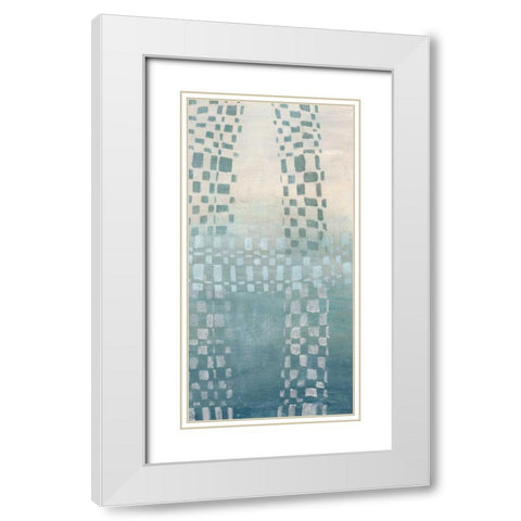 Beyond Atlantic II White Modern Wood Framed Art Print with Double Matting by Lam, Vanna