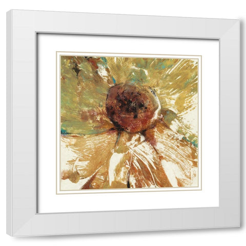Splash II White Modern Wood Framed Art Print with Double Matting by OToole, Tim