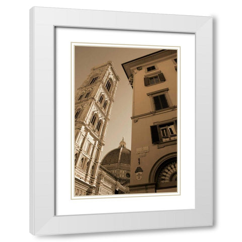 Architettura di Italia II White Modern Wood Framed Art Print with Double Matting by Perkins, Greg