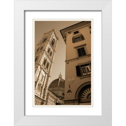 Architettura di Italia II White Modern Wood Framed Art Print with Double Matting by Perkins, Greg