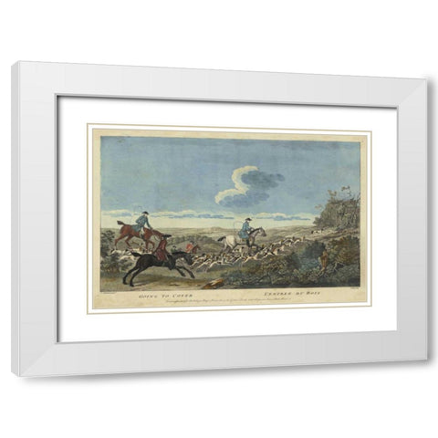 The Thrill of the Chase IV White Modern Wood Framed Art Print with Double Matting by Unknown