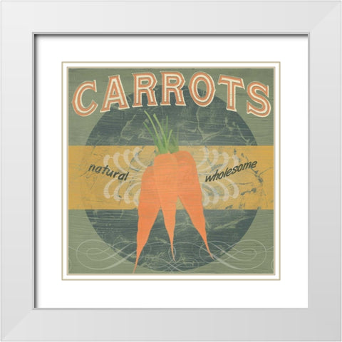 Farm Stand III White Modern Wood Framed Art Print with Double Matting by Vess, June Erica