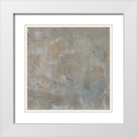 Celestial Dream III White Modern Wood Framed Art Print with Double Matting by Stramel, Renee W.