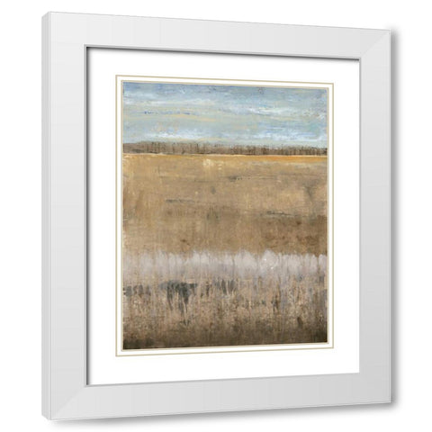 Crescendo II White Modern Wood Framed Art Print with Double Matting by OToole, Tim