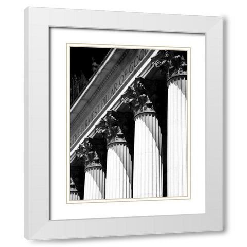 Structural Details VI White Modern Wood Framed Art Print with Double Matting by Pica, Jeff