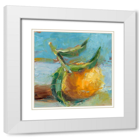 Impressionist Fruit Study III White Modern Wood Framed Art Print with Double Matting by Harper, Ethan