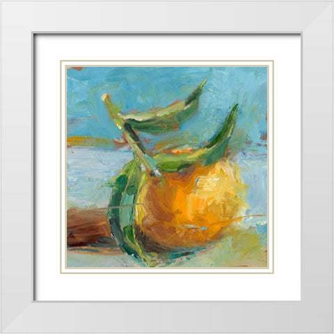 Impressionist Fruit Study III White Modern Wood Framed Art Print with Double Matting by Harper, Ethan