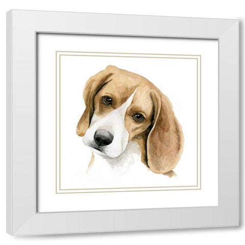 Humans Best Friend III White Modern Wood Framed Art Print with Double Matting by Popp, Grace