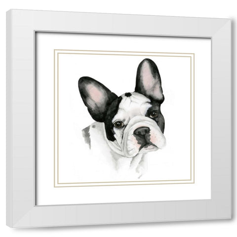 Humans Best Friend IV White Modern Wood Framed Art Print with Double Matting by Popp, Grace