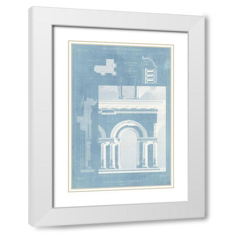 Details of French Architecture I White Modern Wood Framed Art Print with Double Matting by Vision Studio