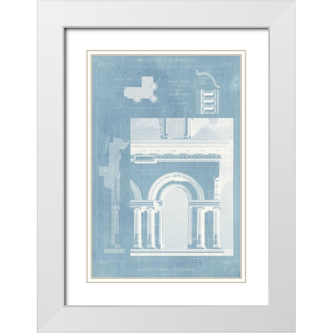 Details of French Architecture I White Modern Wood Framed Art Print with Double Matting by Vision Studio