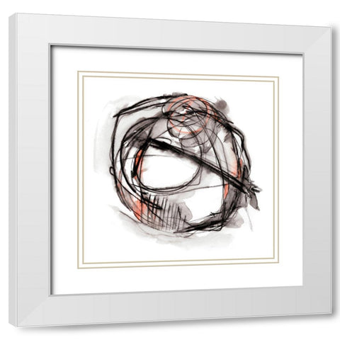 Custom Bumble Bee Flight I White Modern Wood Framed Art Print with Double Matting by Harper, Ethan