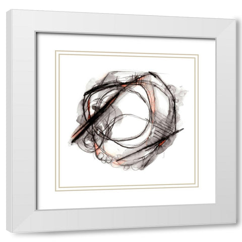 Custom Bumble Bee Flight II White Modern Wood Framed Art Print with Double Matting by Harper, Ethan