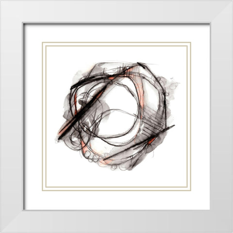 Custom Bumble Bee Flight II White Modern Wood Framed Art Print with Double Matting by Harper, Ethan