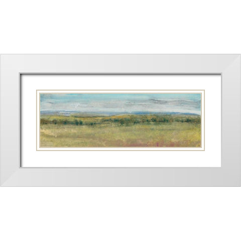 Summer Haze II White Modern Wood Framed Art Print with Double Matting by OToole, Tim