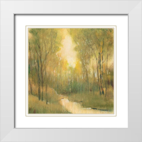 Forest Sanctuary I White Modern Wood Framed Art Print with Double Matting by OToole, Tim
