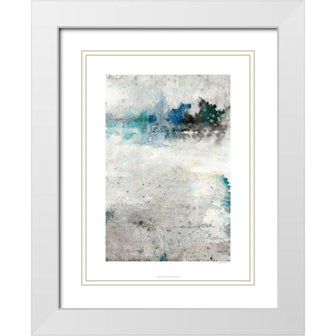 Morning Coolness II White Modern Wood Framed Art Print with Double Matting by OToole, Tim