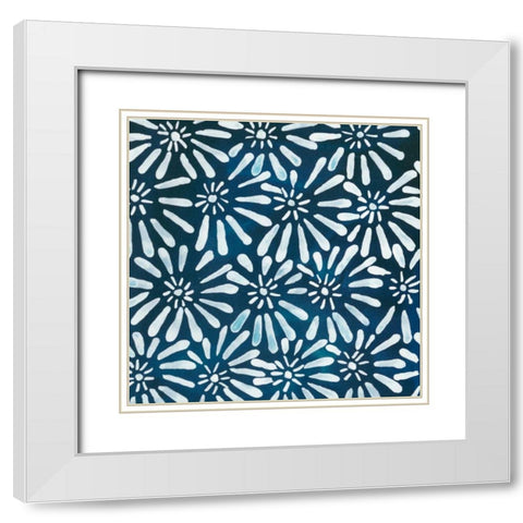 La Mer IX White Modern Wood Framed Art Print with Double Matting by Zarris, Chariklia