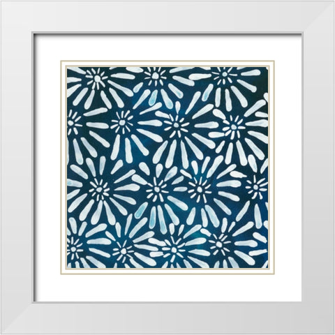 La Mer IX White Modern Wood Framed Art Print with Double Matting by Zarris, Chariklia
