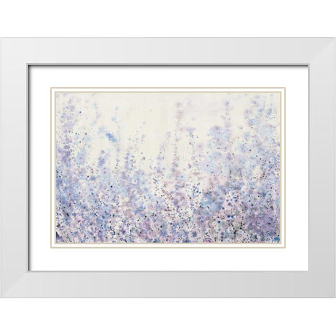Soft Focus I White Modern Wood Framed Art Print with Double Matting by OToole, Tim