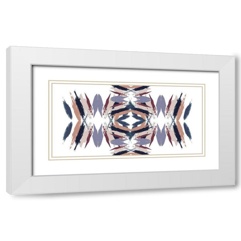 Mirror Mirror I White Modern Wood Framed Art Print with Double Matting by Goldberger, Jennifer