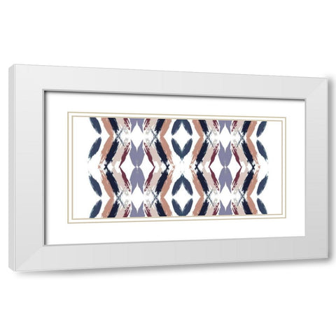 Mirror Mirror II White Modern Wood Framed Art Print with Double Matting by Goldberger, Jennifer