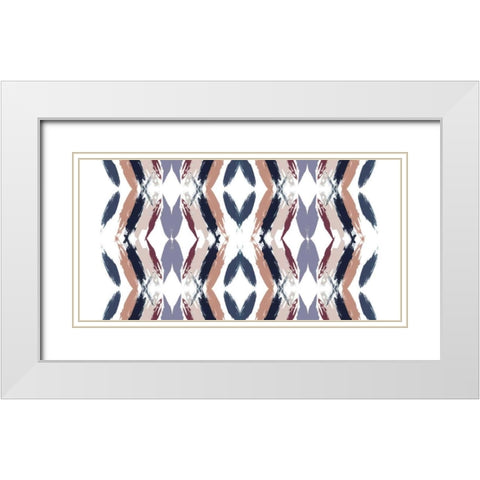 Mirror Mirror II White Modern Wood Framed Art Print with Double Matting by Goldberger, Jennifer
