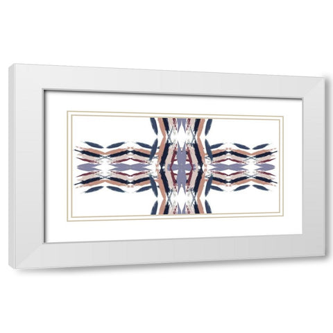 Mirror Mirror III White Modern Wood Framed Art Print with Double Matting by Goldberger, Jennifer