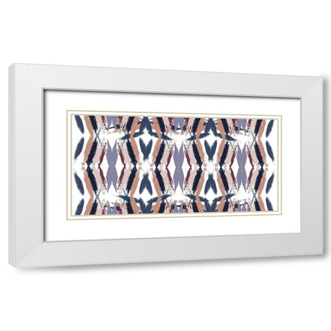 Mirror Mirror IV White Modern Wood Framed Art Print with Double Matting by Goldberger, Jennifer